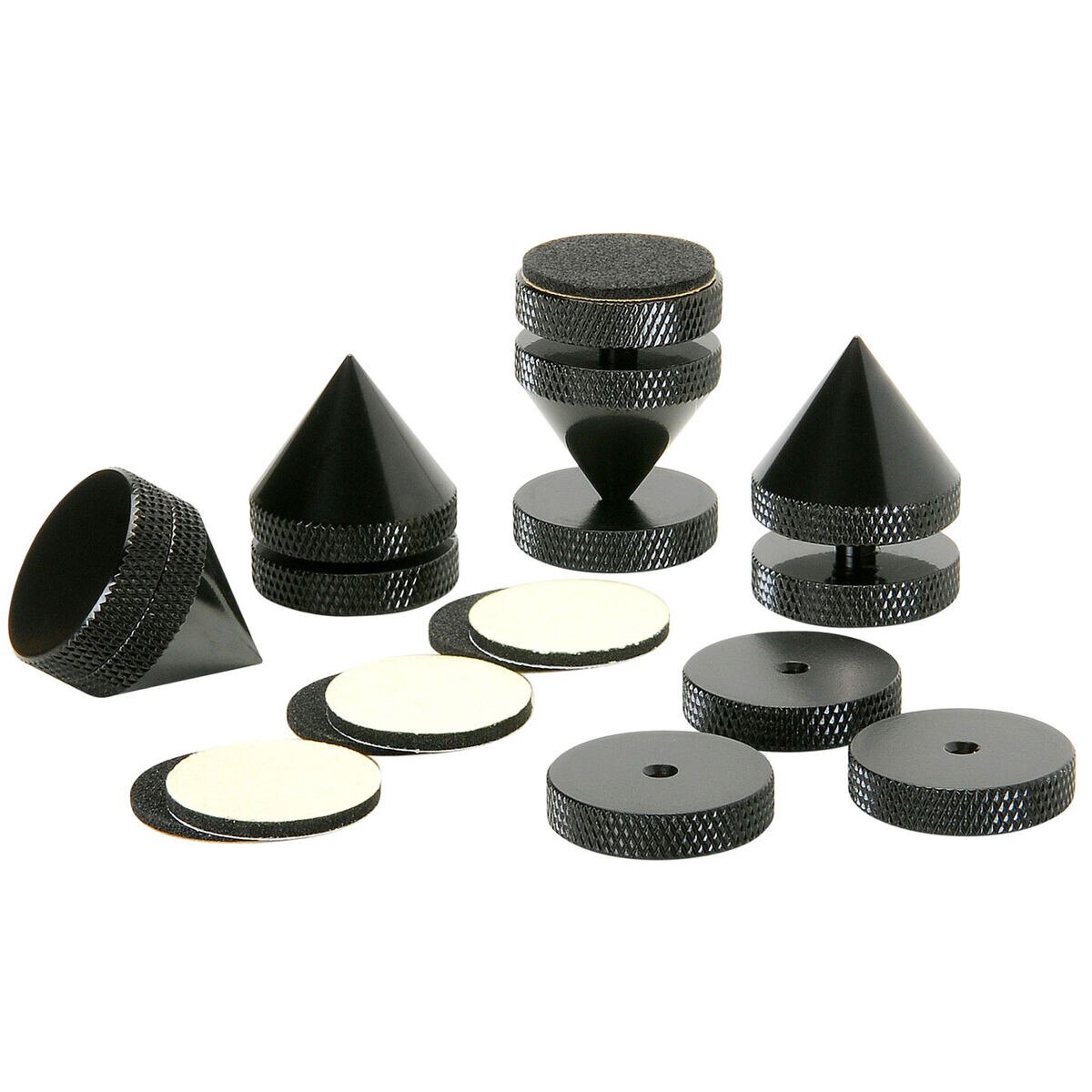 Dayton Audio ISO4BK Black Isolation Cone Set 4 Pcs.